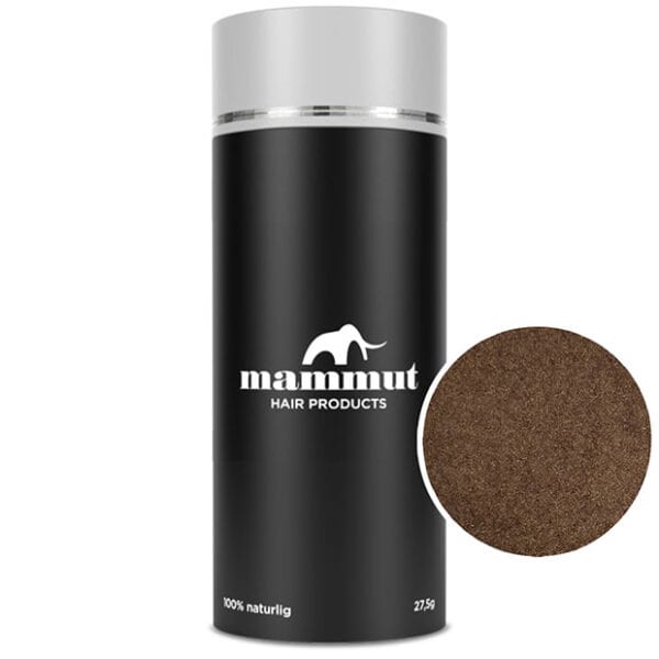 Hårfibre der skjuler hårtab, medium brun, 27,5g